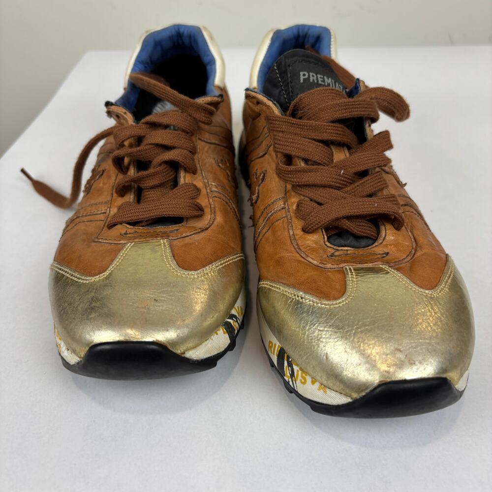 Premiata Lucy 530 Leather Trainers Sneakers Shoes EU 40 W's 9 M's 7 - Picture 11 of 12